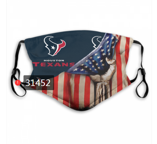 NFL 2020 Houston Texans 134 Dust mask with filter